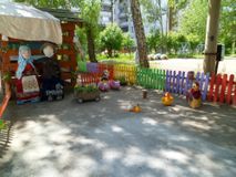 участок для прогулки группы "Дюймовочка"