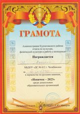 Арсений Ш., участник команды по русским шашкам в первенстве "Новичок - 2023"
