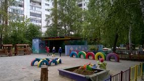 участок для прогулок детей группы "Колобок"